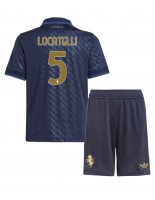 Juventus Manuel Locatelli #5 Alternativní dres pro děti 2024-25 Krátký Rukáv (+ trenýrky)